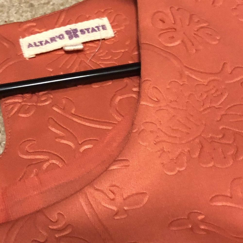 Altar’d state  state embossed dress